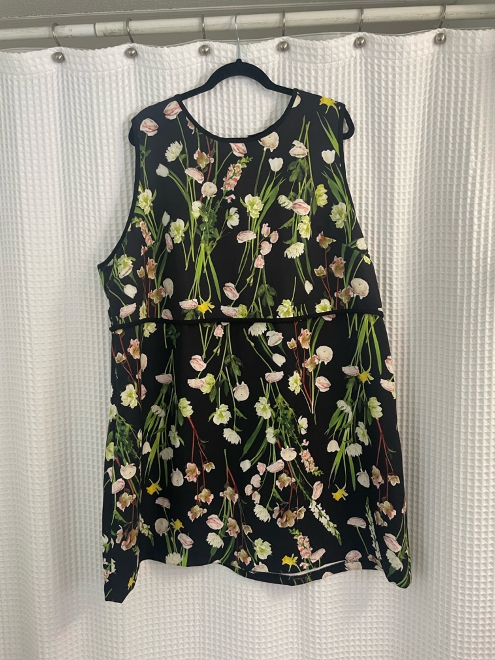 Victoria Beckham for Target plus size floral black dress 3X